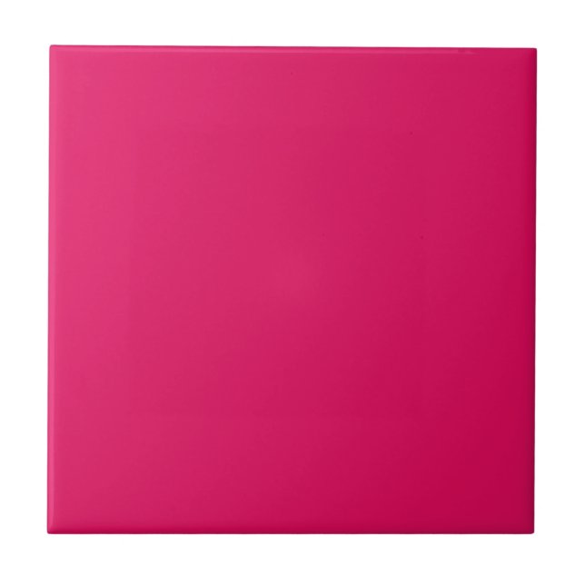 Raspberry Pink Tile (Front)