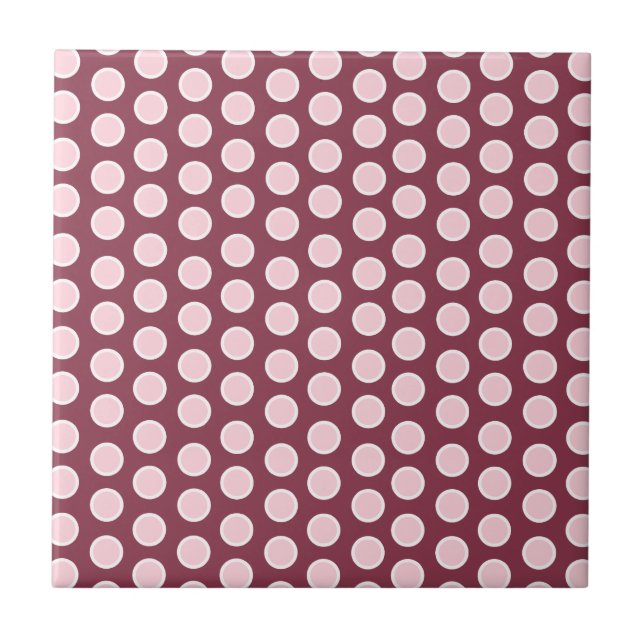 Raspberry pink tile (Front)