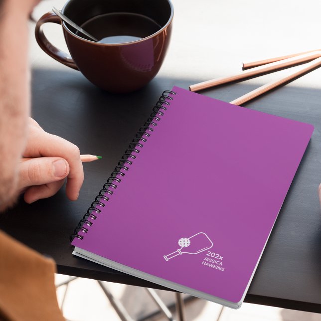 Raspberry Purple Pickleball Personal Weekly Planner (Creator Uploaded)