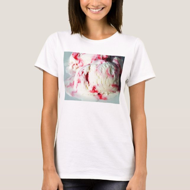 Raspberry ripple ice cream T-Shirt (Front)