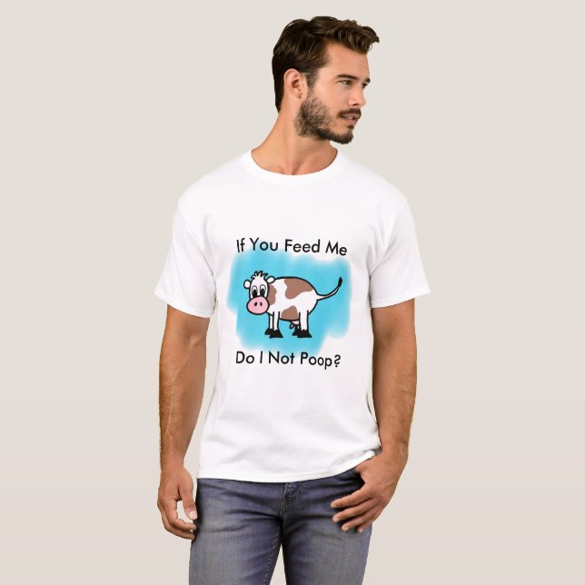 Raspberry Sassafras "Do I Not Poop?" Men's Tee (Front Full)