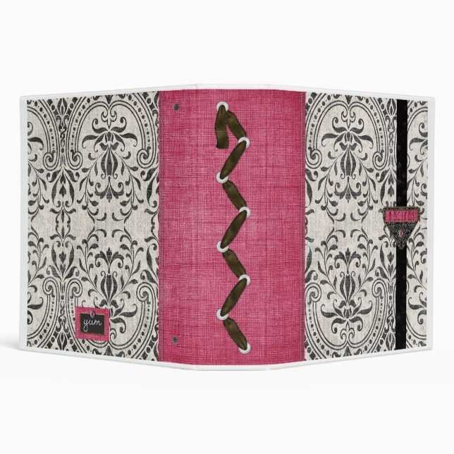 Raspberry Sorbet 2" Recipe Binder (Background)