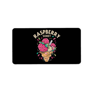 Raspberry Sorbet Label