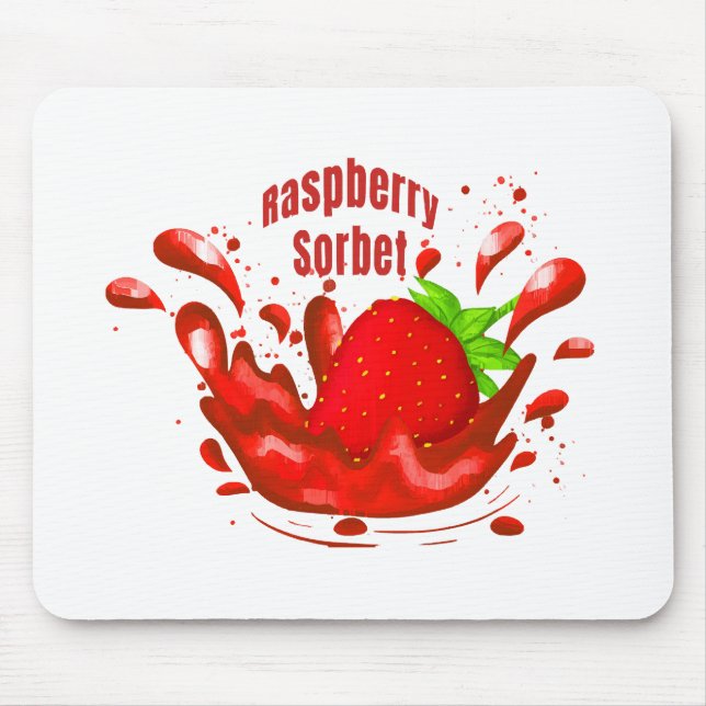 Raspberry Sorbet Mouse Pad (Front)