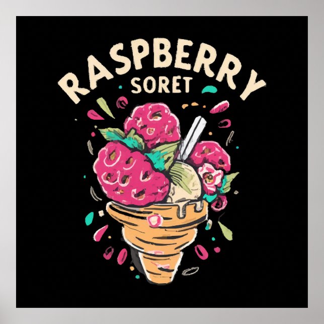 Raspberry Sorbet Poster (Front)