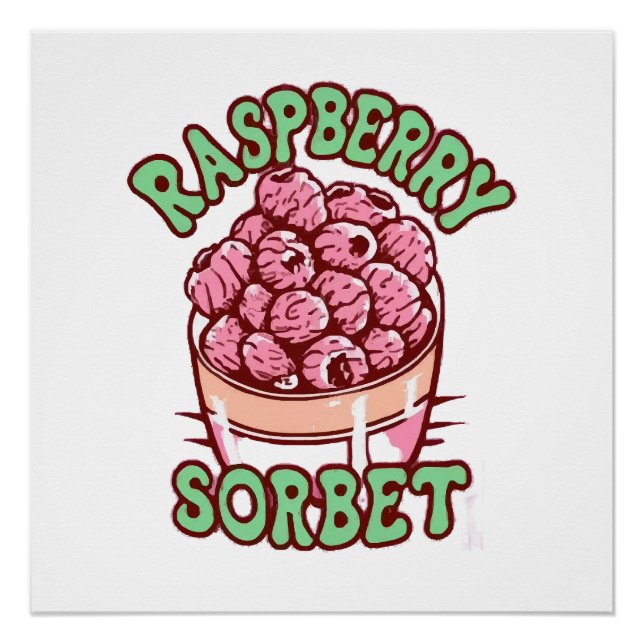 Raspberry Sorbet  Poster (Front)