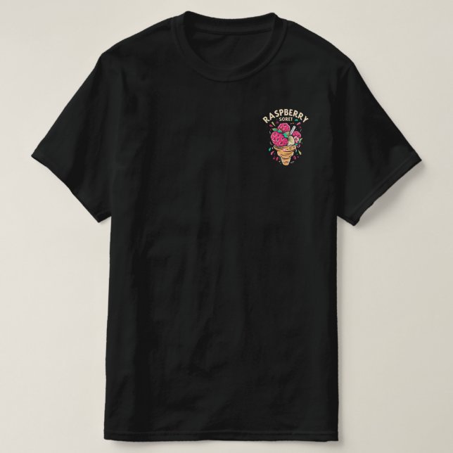 Raspberry Sorbet T-Shirt (Design Front)