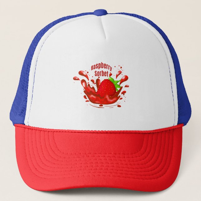 Raspberry Sorbet Trucker Hat (Front)