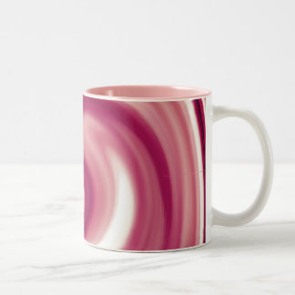 Raspberry Swirl Two-Tone Coffee Mug