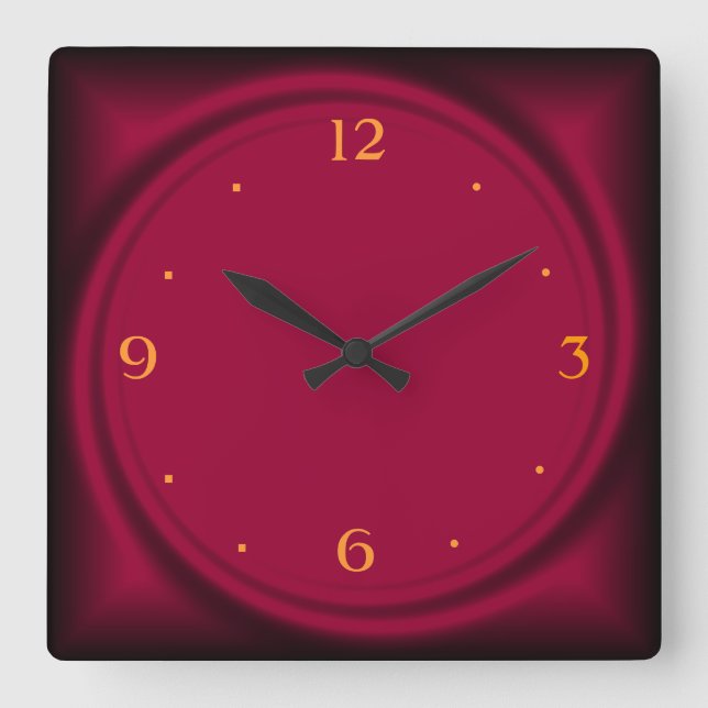 Raspberry Swirl>Wall Clock (Front)
