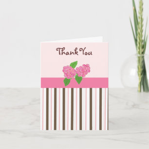 Raspberry Thanks Thank You Card