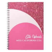 Raspberry Twist Custom Pageant Notebook Workbook