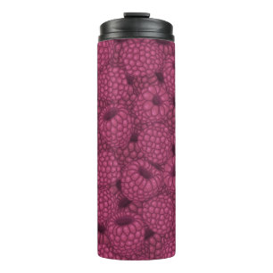 Raspberry Vintage: Sweet Wrap Design. Thermal Tumbler