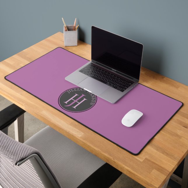 Raspberry Violet Monogramme /nom Logo (Bureau 2)