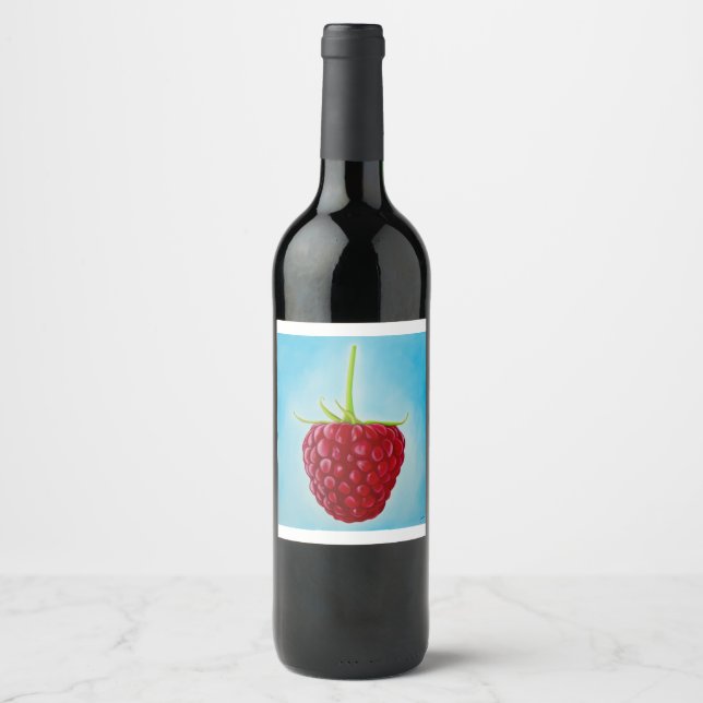 Raspberry Wine Label (Front)