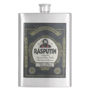 Rasputin Vodka flask