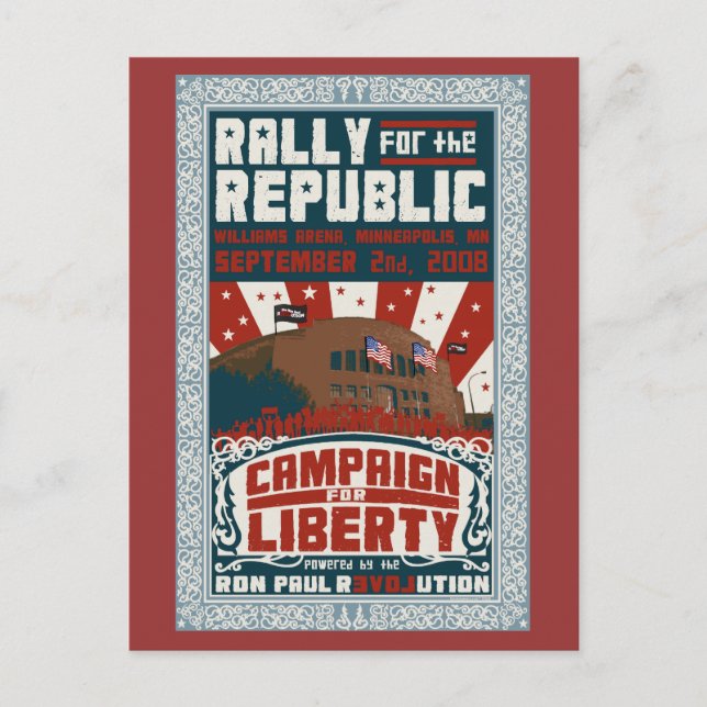 Rassemblement pour la carte postale de la Républiq (Devant)