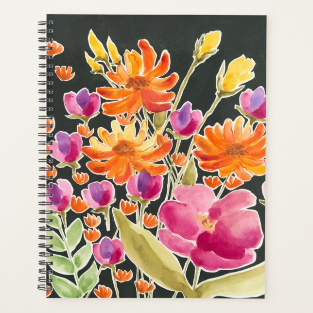 Rassemblement splendide - Fleurs roses et orange (Devant)