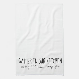 Rassemblez dans notre serviette de cuisine