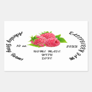 Rasspberry Jam Preserves Personalized Classic Cla Sticker