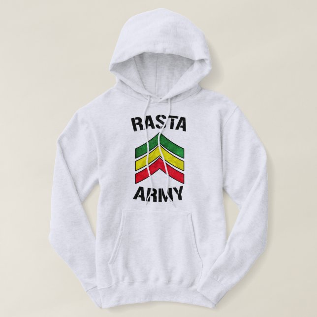 Rasta army hoodie (Design Front)