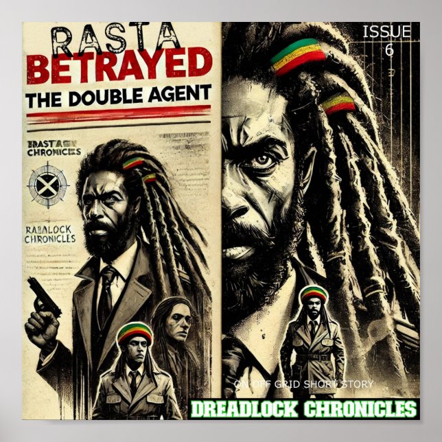 RASTA BETRAYED DREADLOCK CHRONICLES ISSUE 6 POSTER (Front)