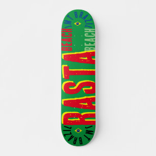 RASTA  Brasil  7 3/4" Skateboard Deck
