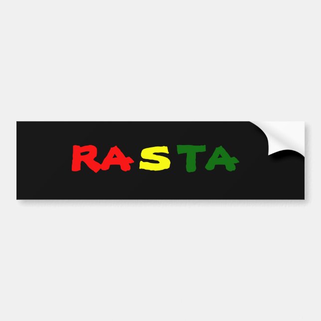 RASTA BUMPER STICKER (Front)
