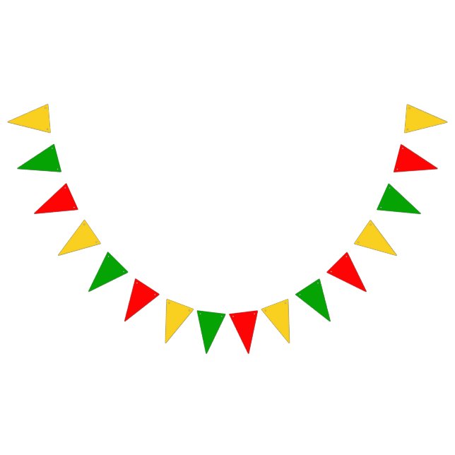 Rasta Bunting Decorate Reggae Party Festival Flags (All)