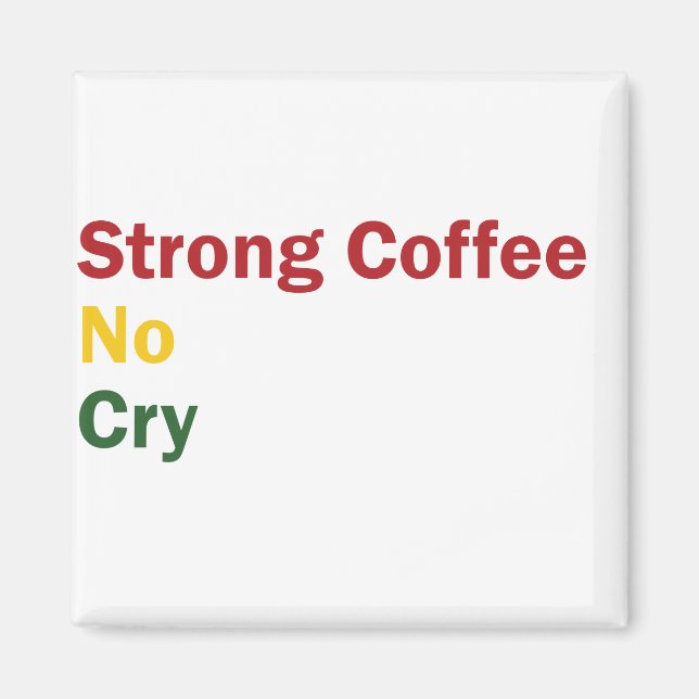 Rasta Coffee Magnet (Front)