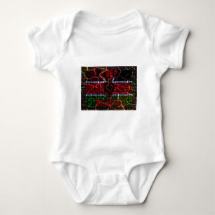 Rasta colours baby bodysuit