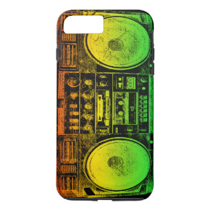Rasta Ghetto Blaster Case-Mate iPhone Case