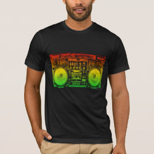 Rasta ghetto blaster T-Shirt
