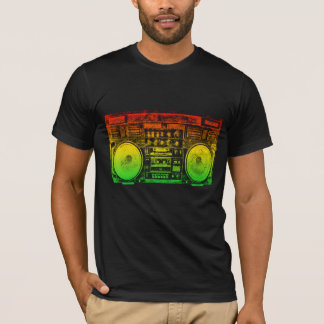 Rasta ghetto blaster T-Shirt