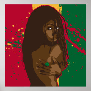 Rasta Girl Poster