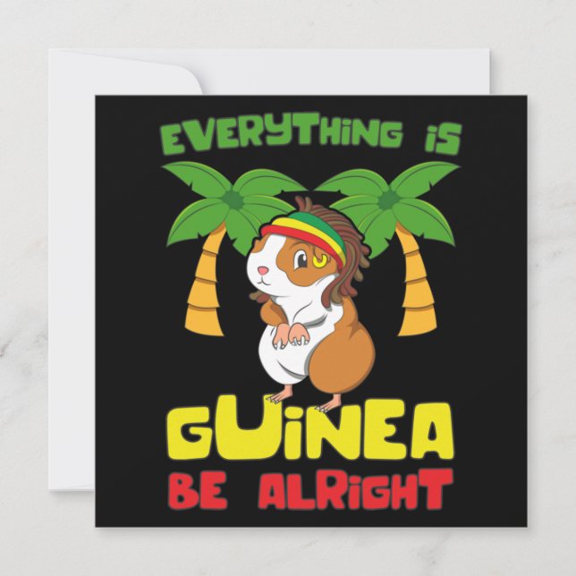 Rasta Guinea Pig Card (Front)