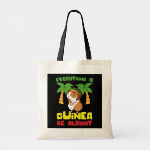 Rasta Guinea Pig Tote Bag