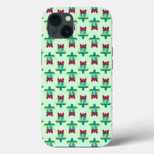 Rasta Island Colours Tribal Turtle iPhone 13 Case