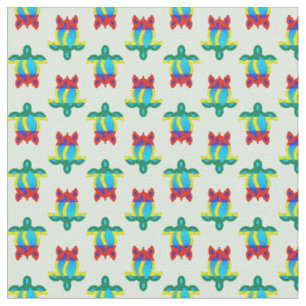 Rasta Island Colours Tribal Turtle Fabric