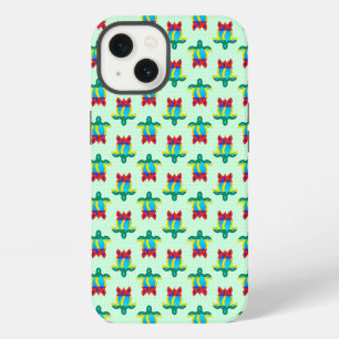 Rasta Island Colours Tribal Turtle iPhone 13 Case