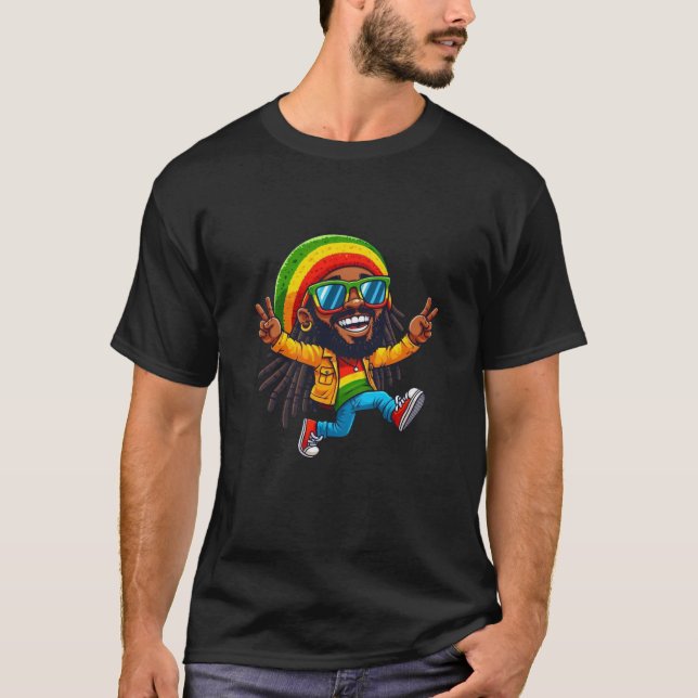 Rasta Jamaican T-Shirt (Front)