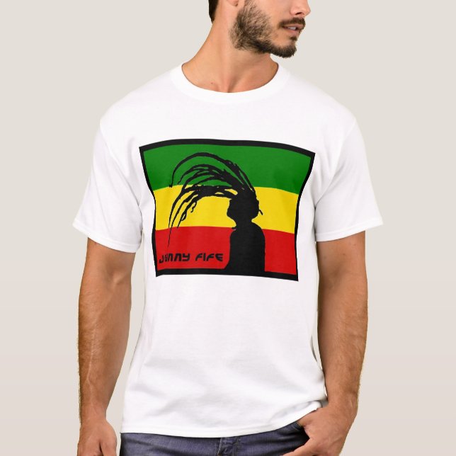 rasta johnny fife flag t T-Shirt (Front)