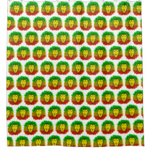 Rasta lion head red yellow green drawing Jamaica