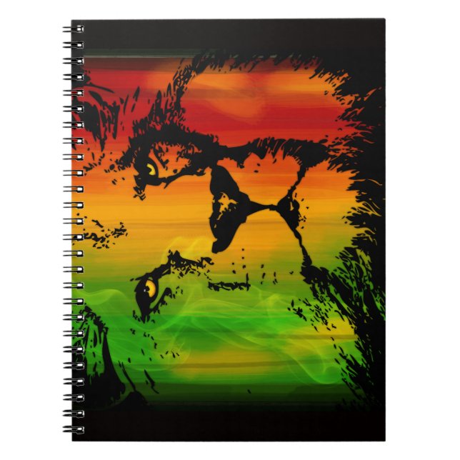 Rasta Lion Notebook (Front)