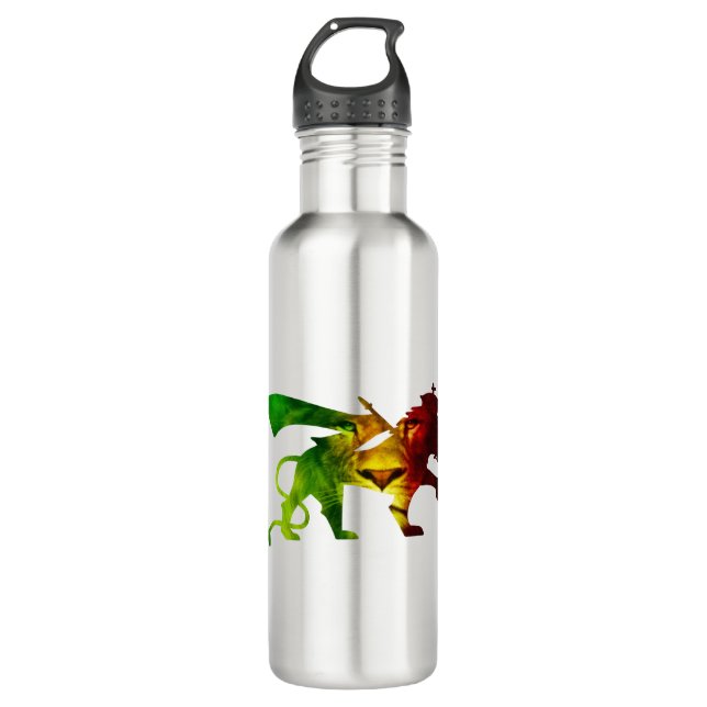 Rasta Lion of Judah 710 Ml Water Bottle (Front)