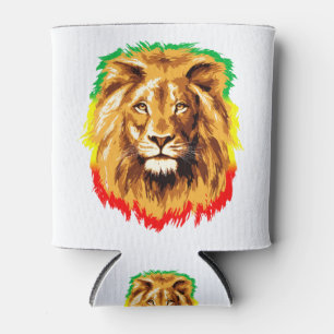 Rasta Lion of Judah Can Cooler
