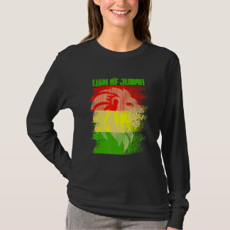 Rasta Lion Of Judah Reggae Roots Jamaica Rasta Reg T-Shirt