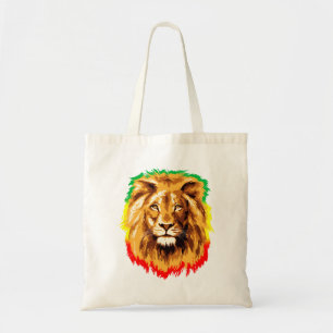 Rasta Lion of Judah Tote Bag