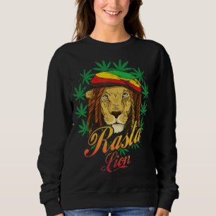 Rasta Lion Reggae Style For Reggae Music Sweatshirt