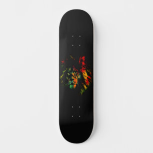 Rasta Lion Skateboard